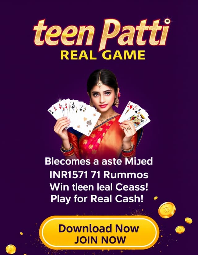 Teen Patti Real Game Banner